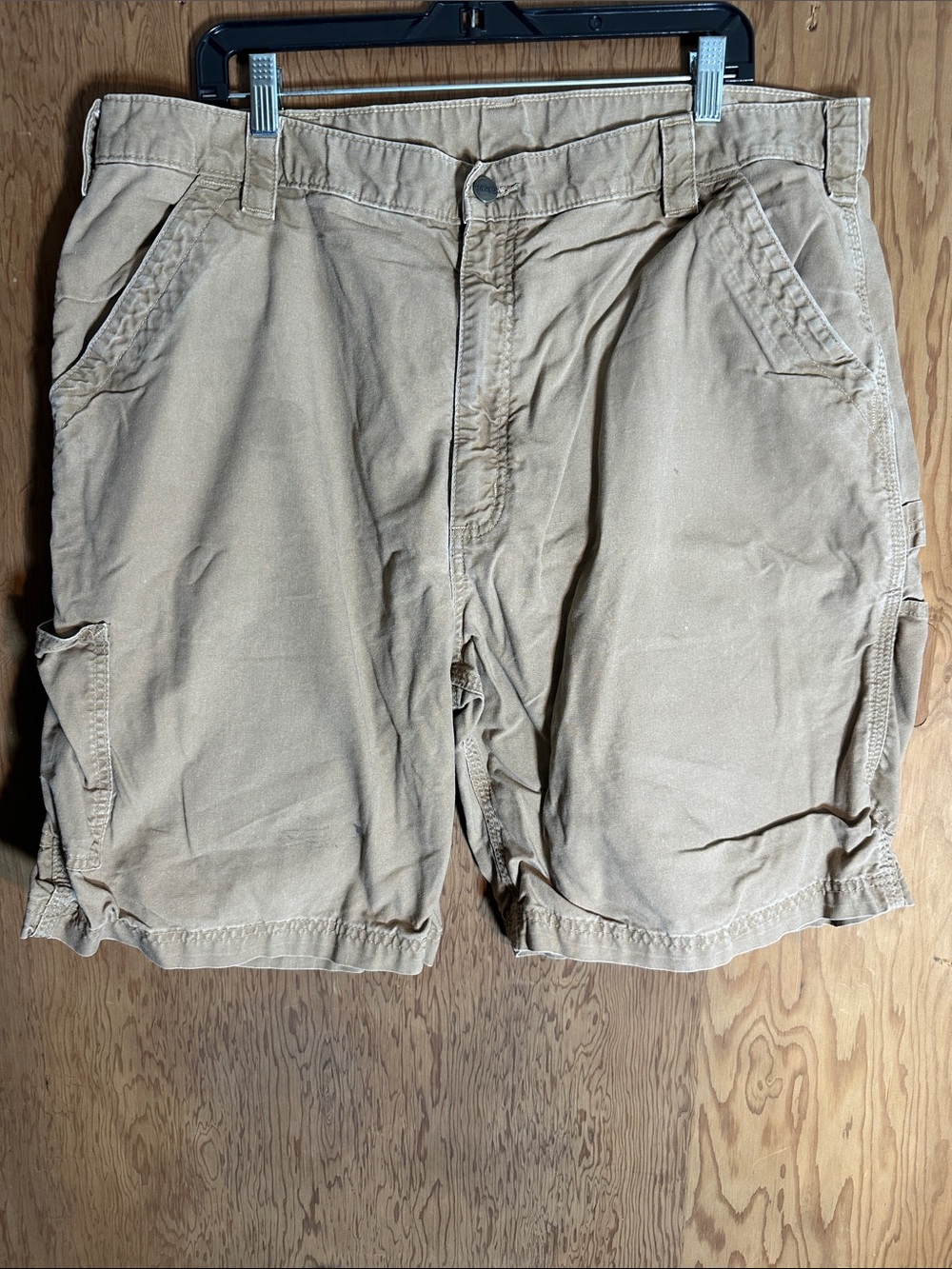 Carhartt Men's Khaki Cargo Shorts - Light Brown
